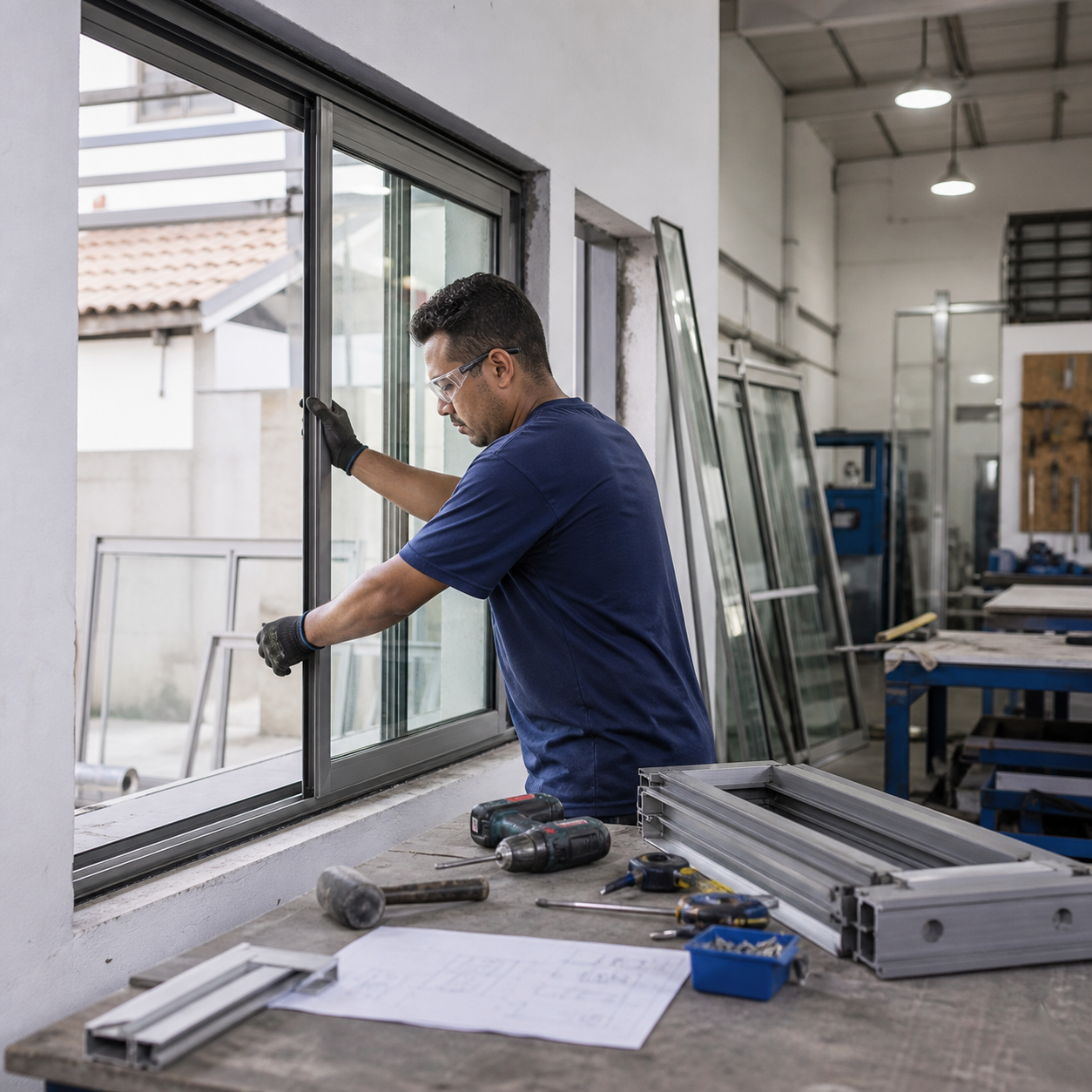 Como incluir mão de obra, instalação e serviços no orçamento de esquadrias